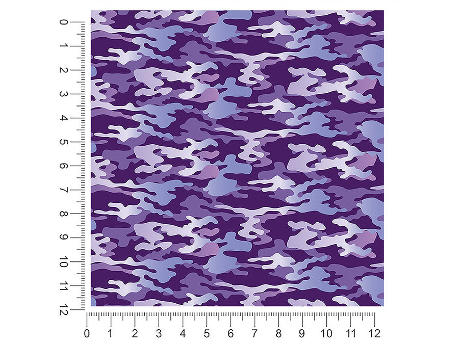 orchid woodland camouflage 1ft x 1ft Craft Sheets
