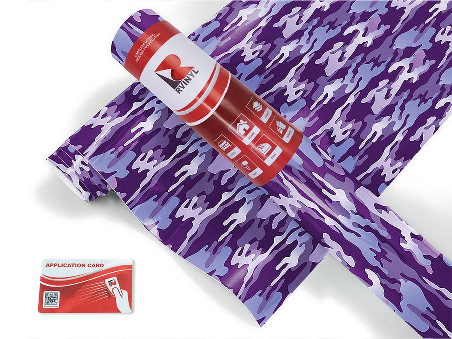 orchid woodland camouflage Craft Vinyl Roll