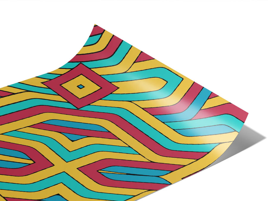 Organized Cords Art Deco Vinyl Wraps~Rwraps Series 914 Digitally Printed Vinyl Wrap~0