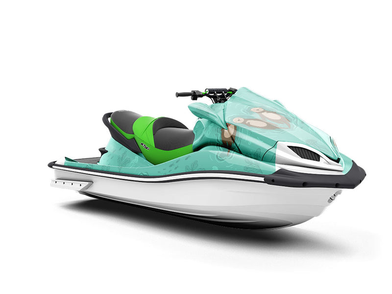 Otter Affection Marine Life Jet Ski Vinyl Customized Wrap