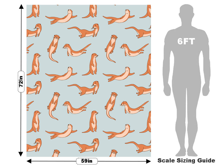Otter Occupation Marine Life Vehicle Wrap Scale~Rwraps Series 914 Otter Occupation Marine Life Measurements~1