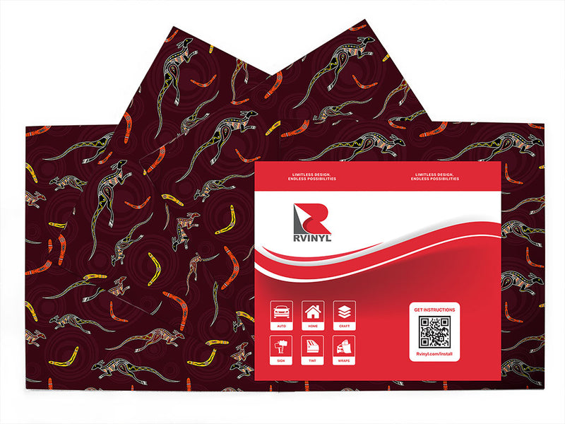 outback sprinting animal Craft Vinyl Sheet Pack