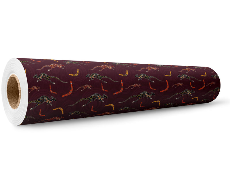 Outback Sprinting Animal Wrap Film Wholesale Roll~Rwraps Series 914 Digitally Printed Vinyl Roll~5