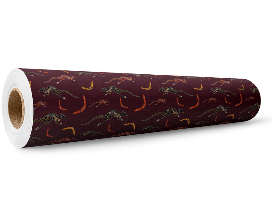Outback Sprinting Animal Wrap Film Wholesale Roll~Rwraps Series 914 Digitally Printed Vinyl Roll~5