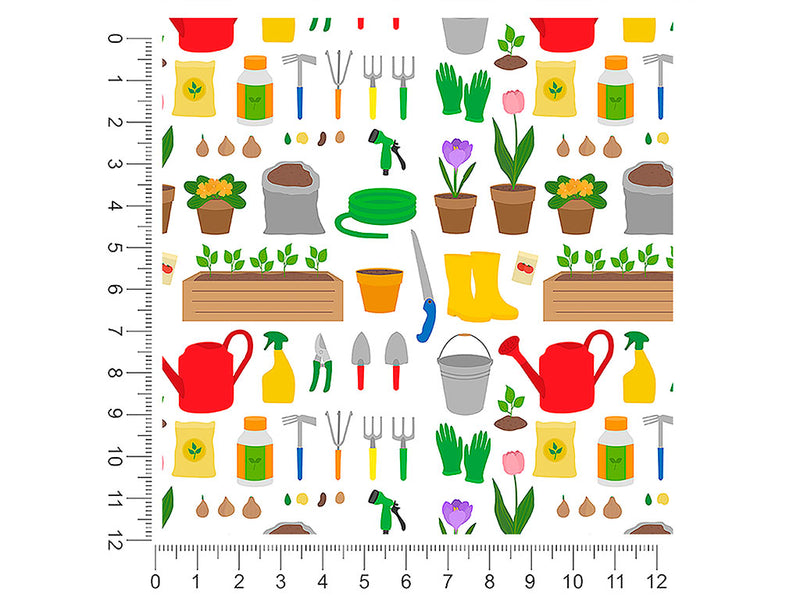 outdoor tools gardening 1ft x 1ft Craft Sheets