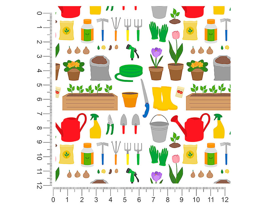 outdoor tools gardening 1ft x 1ft Craft Sheets