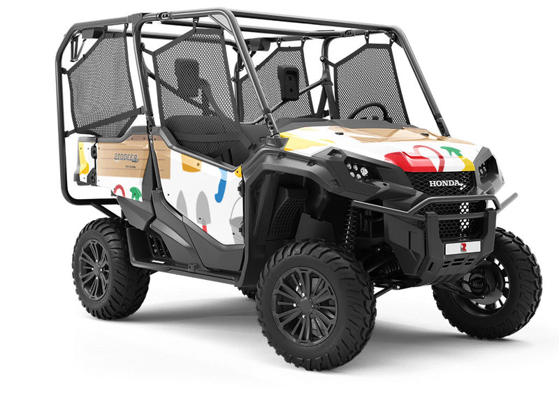 Outdoor Tools Gardening Utility Vehicle Vinyl Wrap