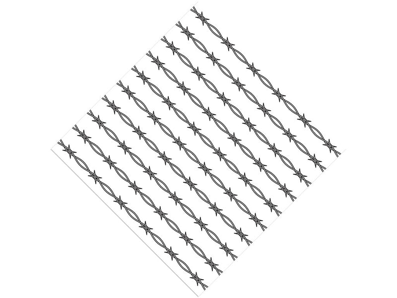 Outlined Ross Barbed Wire Vinyl Wrap Pattern