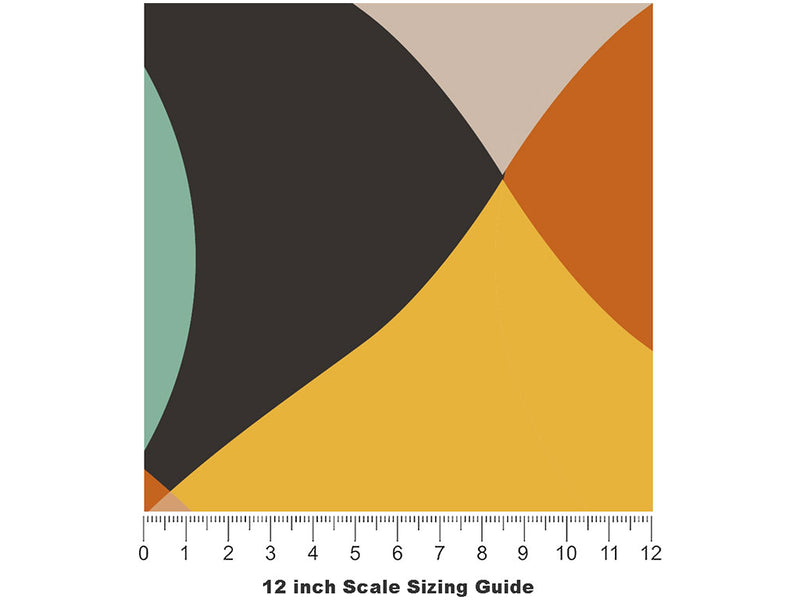 Outta Sight Retro Vinyl Film Pattern Size 12 inch Scale~Rwraps Outta Sight Retro Sizing Chart~2