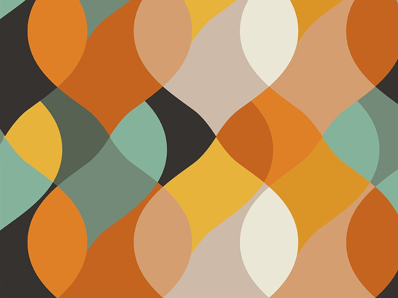 Outta Sight Retro Vinyl Wrap Pattern~Rwraps Series 914 Digitally Printed Vinyl Wrap~0