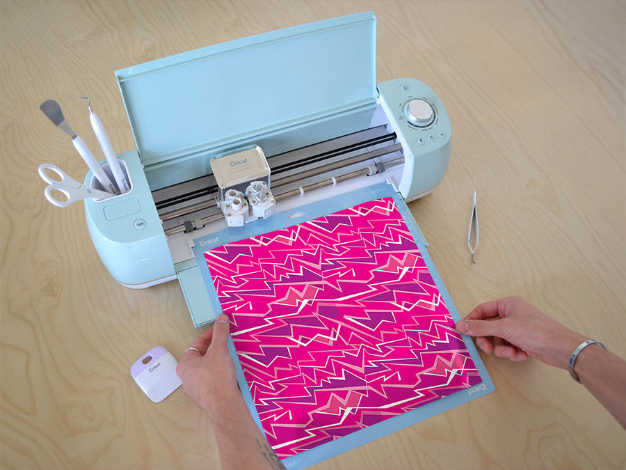 over you abstract geometric Cricut Compatible Vinyl