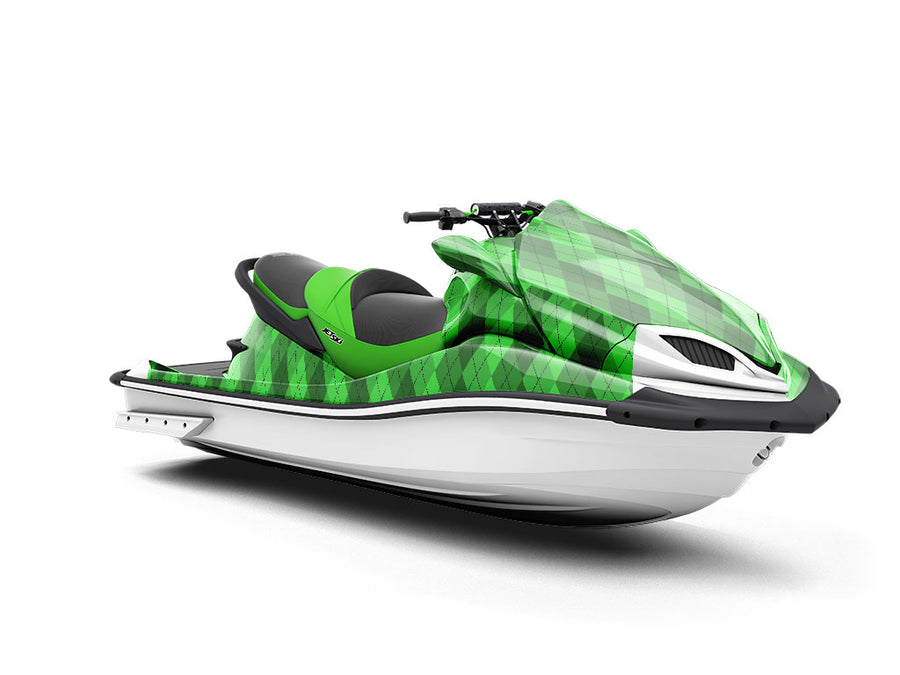 Overgrown Lawn Argyle Jet Ski Vinyl Customized Wrap