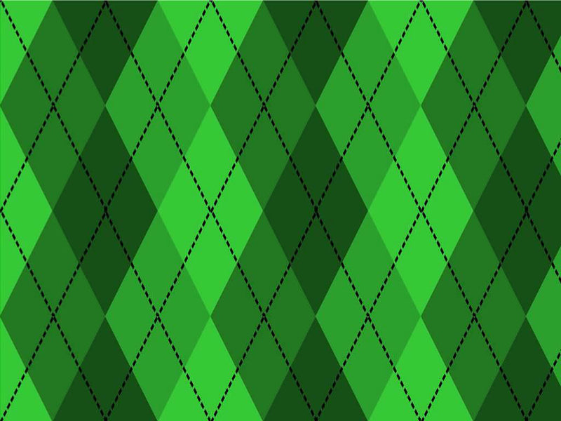 Overgrown Lawn Argyle Vinyl Wrap Pattern~Rwraps Series 914 Digitally Printed Vinyl Wrap~0