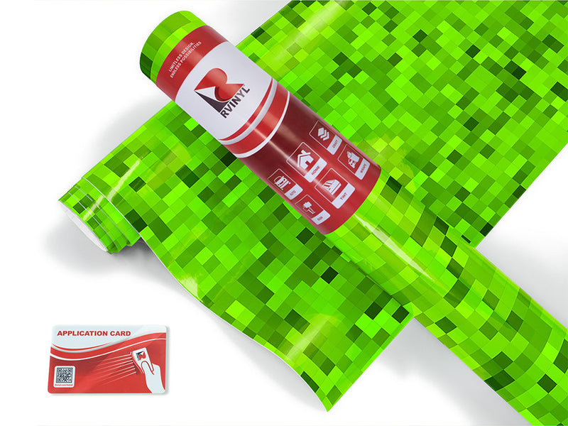 overgrown lawn pixel Craft Vinyl Roll