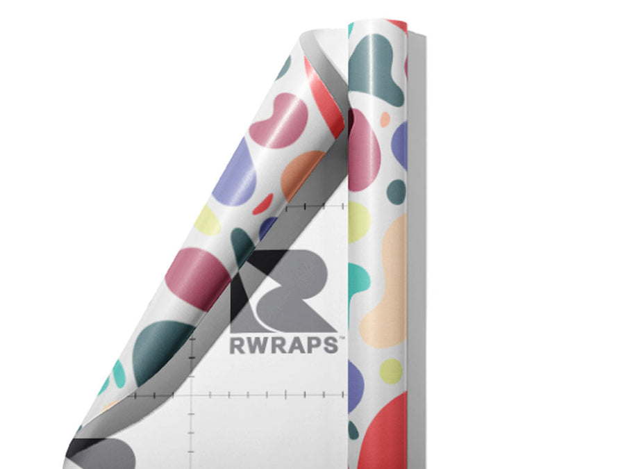 Oversized Rainbow Cobblestone Wrap Film Sheets~Rwraps Series 914 Oversized Rainbow Cobblestone Scrolled Sheet~4