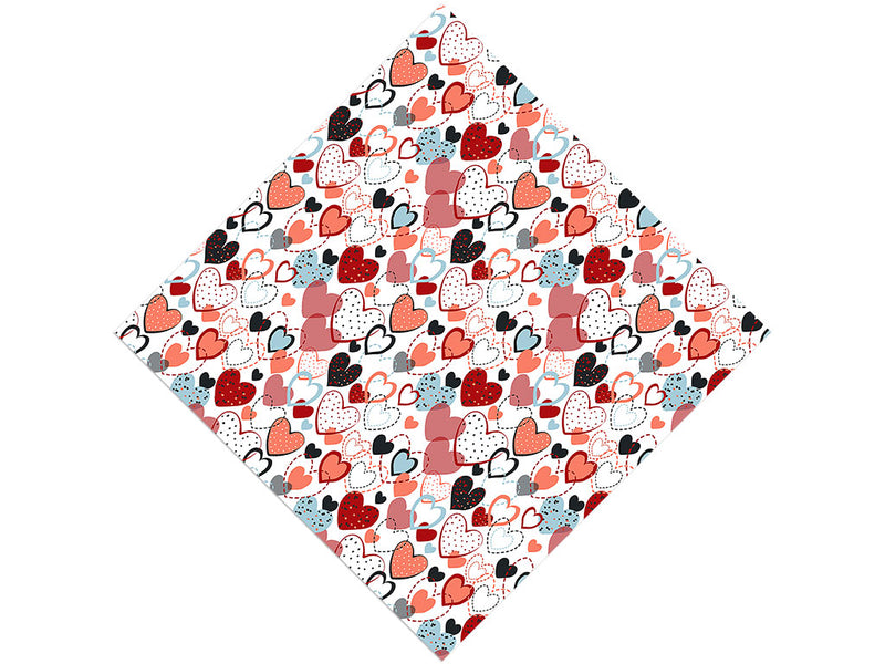 Overwhelming Love Heart Vinyl Wrap Pattern