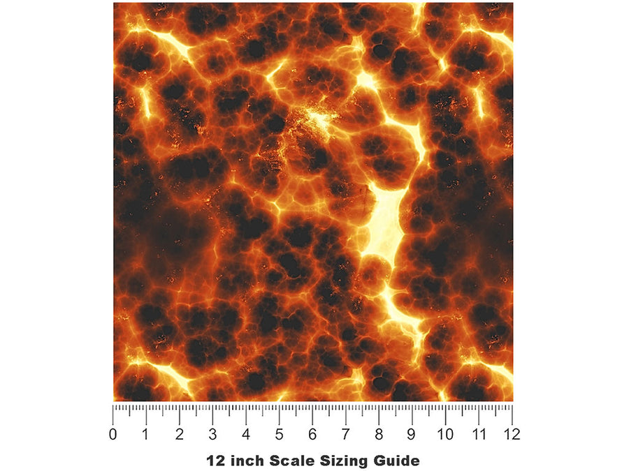 Pacific Rim Lava Vinyl Film Pattern Size 12 inch Scale~Rwraps Pacific Rim Lava Sizing Chart~2