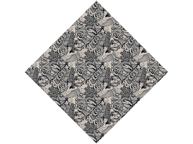Pained Pleasure Tattoo Vinyl Wrap Pattern