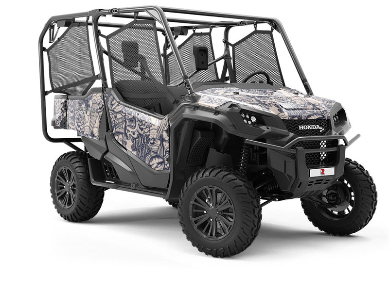 Pained Pleasure Tattoo Utility Vehicle Vinyl Wrap