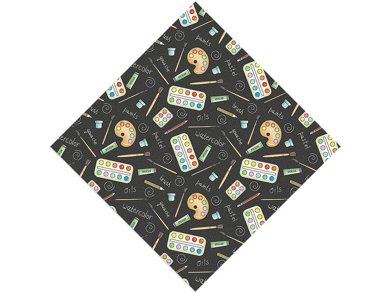 Paint Palette Hobby Vinyl Wrap Pattern