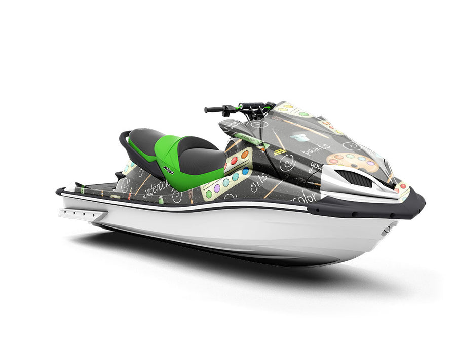 Paint Palette Hobby Jet Ski Vinyl Customized Wrap