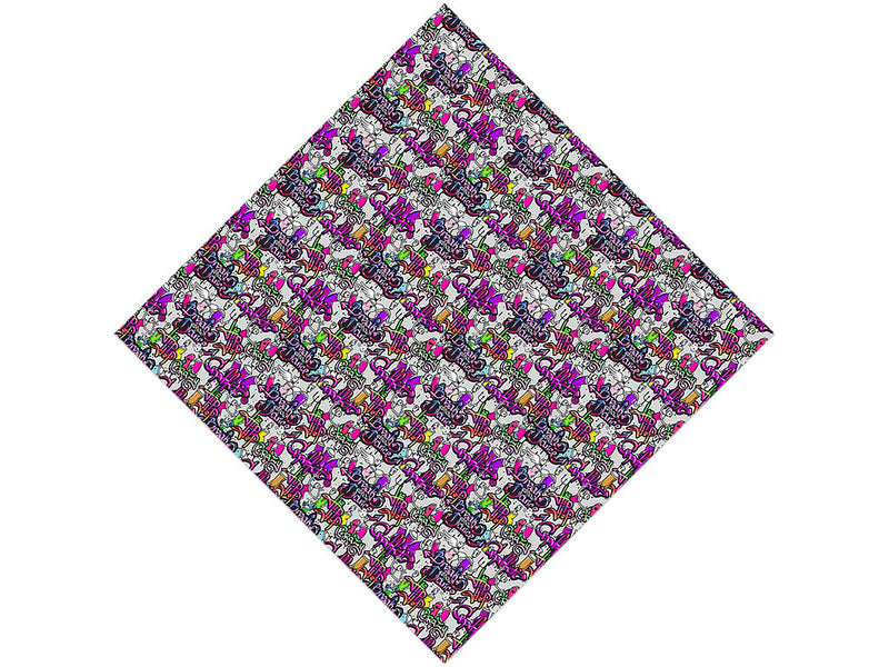 Painted Touch Graffiti Vinyl Wrap Pattern