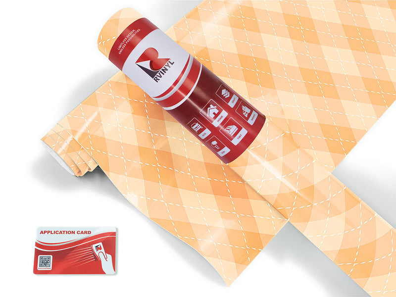 pale desert argyle Craft Vinyl Roll