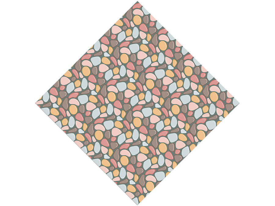Pale Earth Cobblestone Vinyl Wrap Pattern