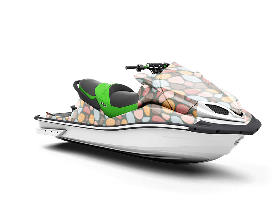 Pale Earth Cobblestone Jet Ski Vinyl Customized Wrap