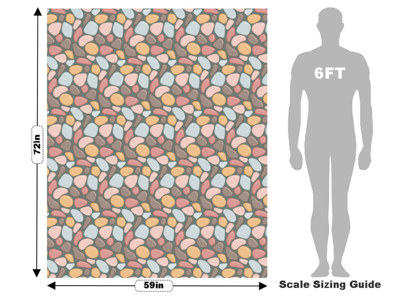 Pale Earth Cobblestone Vehicle Wrap Scale~Rwraps Series 914 Pale Earth Cobblestone Measurements~2