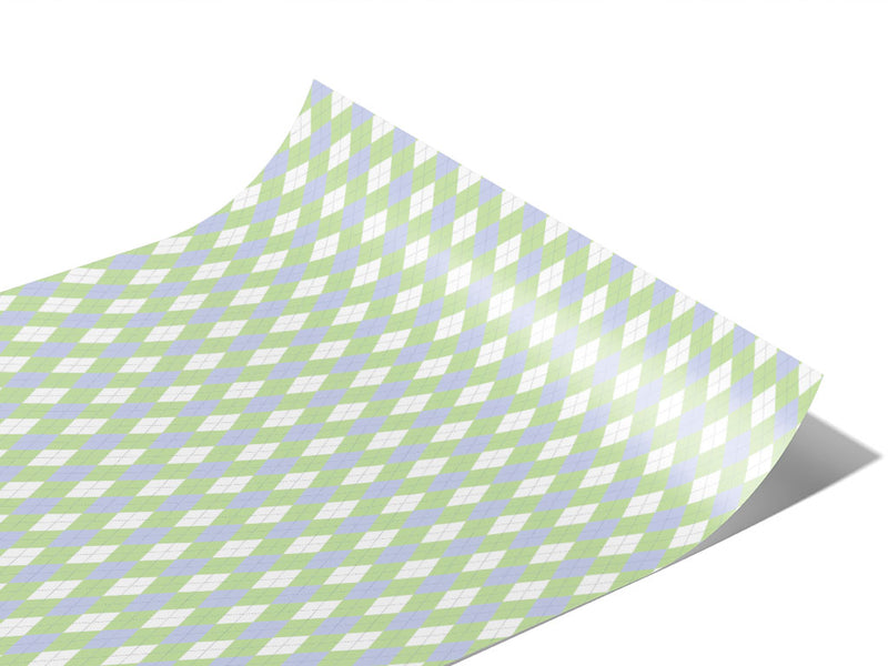 Pale Plum Argyle Vinyl Wraps~Rwraps Series 914 Digitally Printed Vinyl Wrap~0