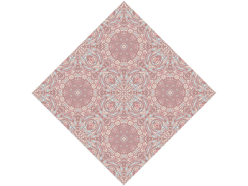 Pale Roses Mandala Vinyl Wrap Pattern
