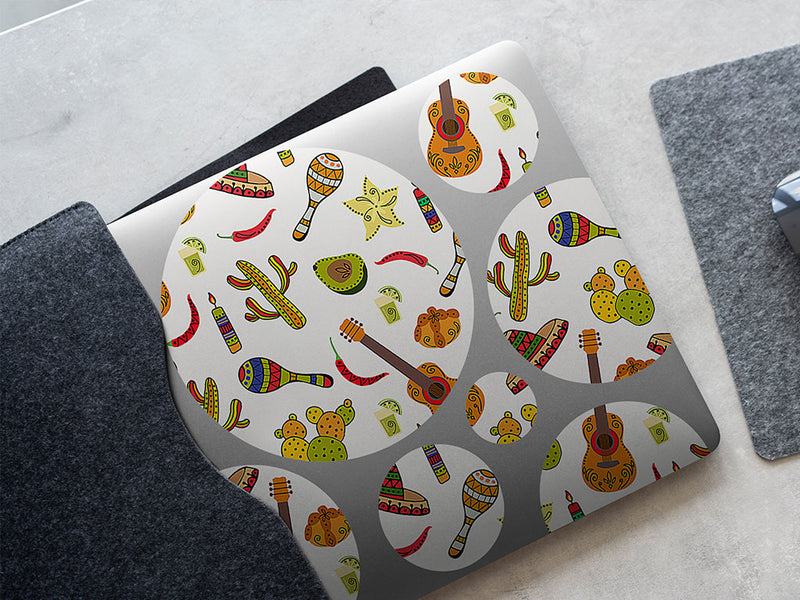 pan muertos day of the dead DIY Laptop Stickers