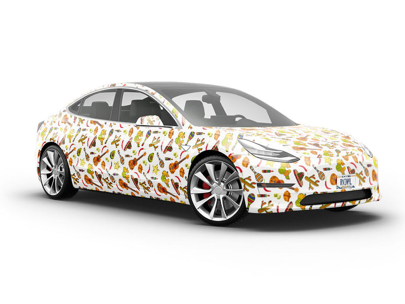 Pan Muertos Day of the Dead Vehicle Vinyl Wrap