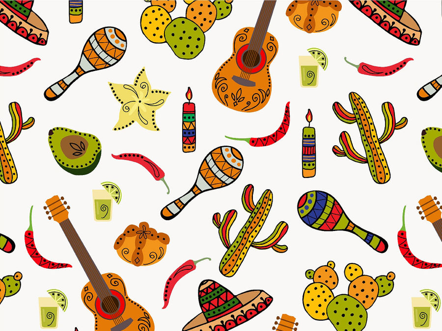 Pan Muertos Day of the Dead Vinyl Wrap Pattern~Rwraps Series 914 Digitally Printed Vinyl Wrap~0