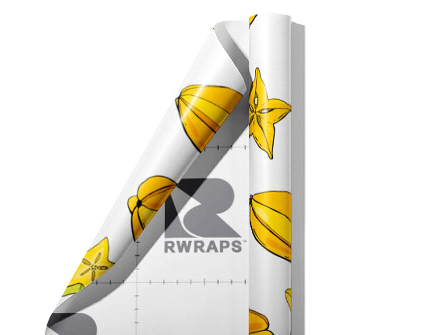 Paopu Promise Fruit Wrap Film Sheets~Rwraps Series 914 Paopu Promise Fruit Scrolled Sheet~3