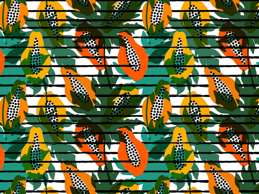 Papa Yeah Fruit Vinyl Wrap Pattern~Rwraps Series 914 Digitally Printed Vinyl Wrap~0