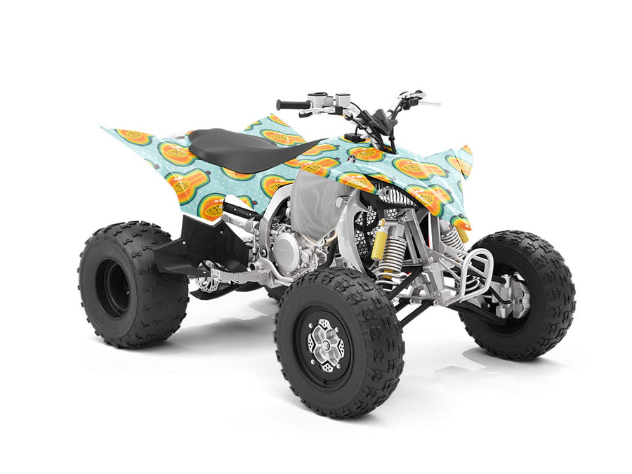 Papaya Potion Fruit ATV Wrapping Vinyl