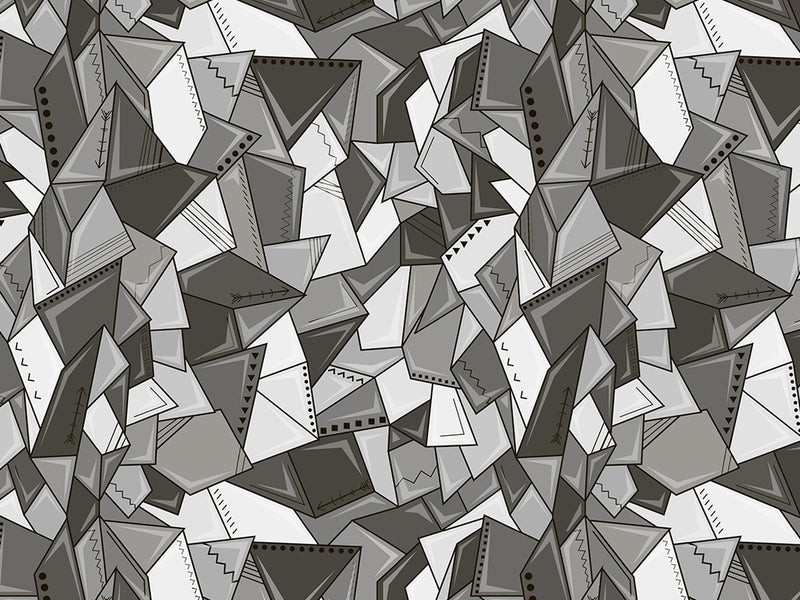 Paper Mess Mosaic Vinyl Wrap Pattern~Rwraps Series 914 Digitally Printed Vinyl Wrap~0