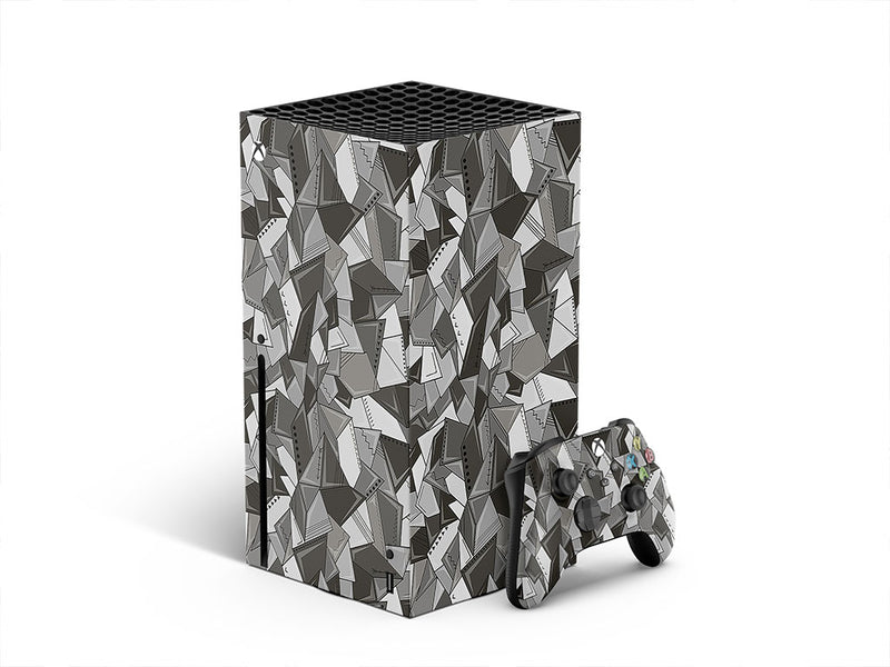 paper mess mosaic XBOX DIY Decal