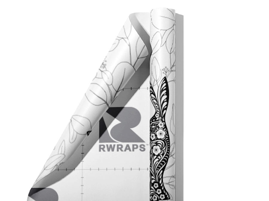 Parabolic Wisdom Animal Wrap Film Sheets~Rwraps Series 914 Parabolic Wisdom Animal Scrolled Sheet~3