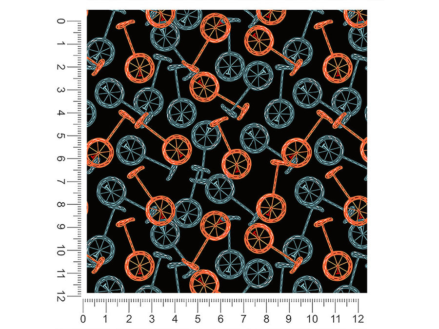 parading unicycles circus 1ft x 1ft Craft Sheets