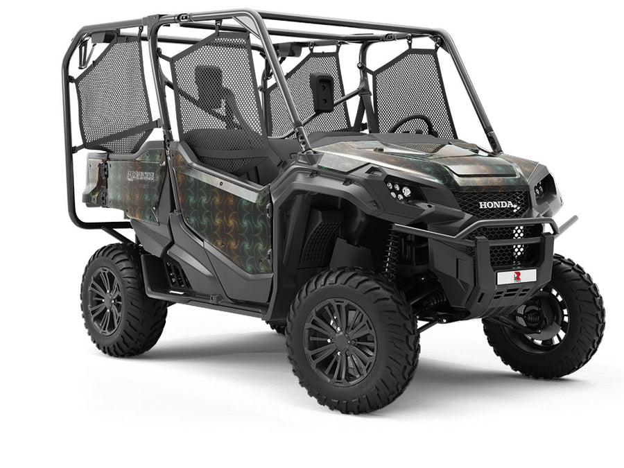 Paradoxical Zentangle Optical Illusion Utility Vehicle Vinyl Wrap