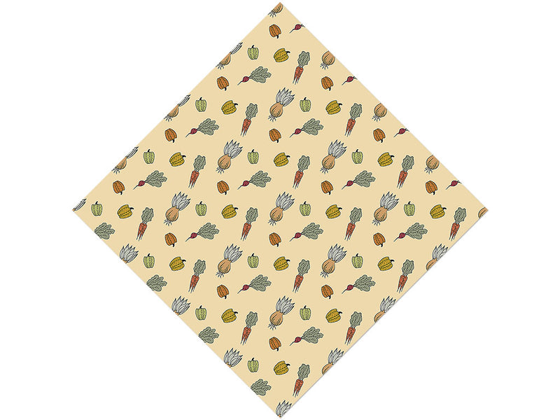 Parchment Harvest Gardening Vinyl Wrap Pattern