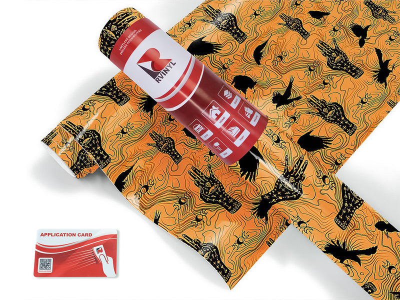 parchment palmistry horror Craft Vinyl Roll