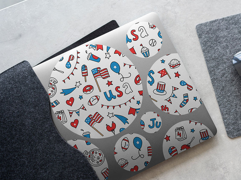 party usa DIY Laptop Stickers