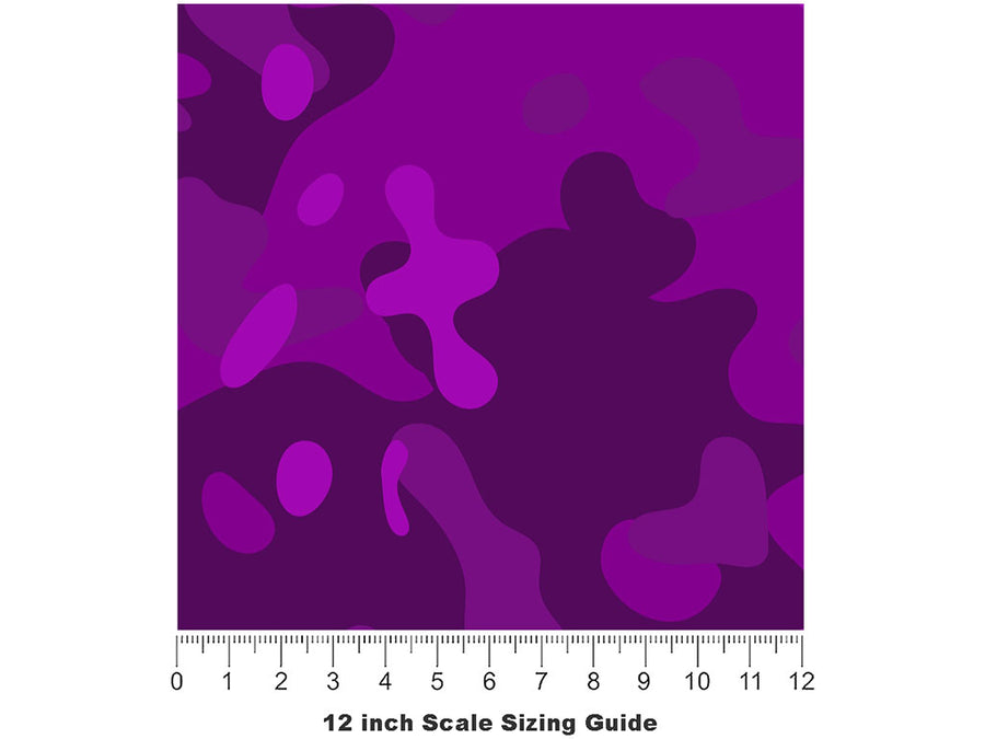 Passion Hunter Camouflage Vinyl Film Pattern Size 12 inch Scale~Rwraps Passion Hunter Camouflage Sizing Chart~3