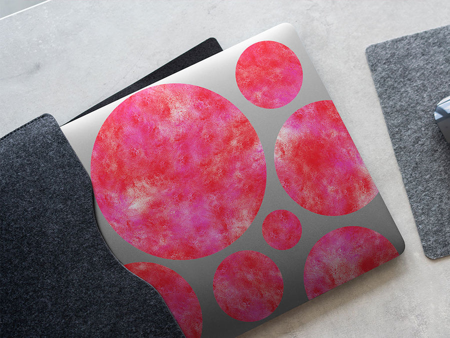 passionate rose tie dye DIY Laptop Stickers