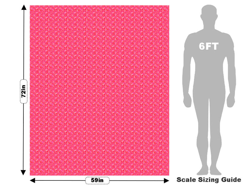 Passionate Rose Tie Dye Vehicle Wrap Scale~Rwraps Series 914 Passionate Rose Tie Dye Measurements~1