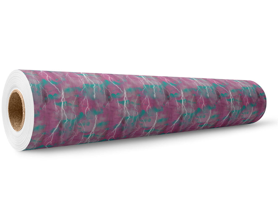 Pastel Bolts Sky Wrap Film Wholesale Roll~Rwraps Series 914 Digitally Printed Vinyl Roll~5